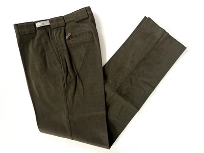 Nuevo con etiquetas Pantalón Brooklyn Britches Hertling Verde Algodón Cepillado Sarga, Paul 34, 1833 Foto 1 de 4