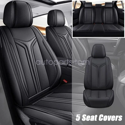 For Hyundai Tucson 2005-2025 Car Seat Covers Full Set PU Leather 5-Seats Pad USA Foto 1 de 4