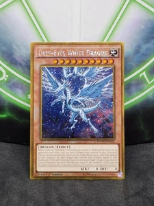 Yugioh Deep-Eyes White Dragon  MVP1-ENG05 Gold Rare 1st Edition NM - Picture 1 of 2