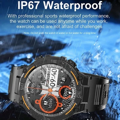 Smart Watch IP67 Water Resistant Wrist Watch for Running Swimming Men Women - Image 1 of 4