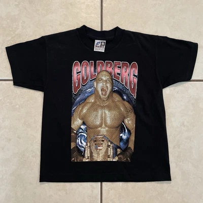 Camiseta de Lucha Goldberg WCW Juvenil Pequeña De Colección Estampado Grande Gráfico Niños WWF Foto 1 de 4