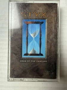 VINTAGE CASSETTE STYX EDGE OF THE CENTURY 1990 - Picture 1 of 7