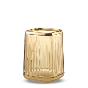 Makeup Brush Holder Organizer for Vanity, Acrylic Gold Make Up Brushes Holder... - Picture 1 of 6