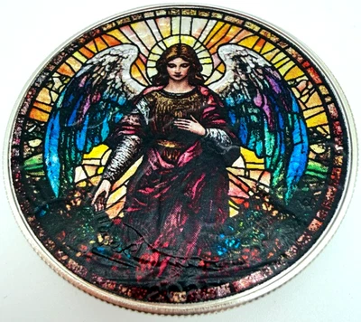 Guardian Angel American Silver Eagle 1oz .999 Limited Edition Silver Dollar Coin - Image 1 of 4