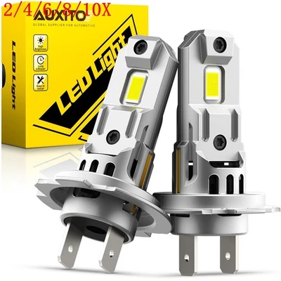 AUXITO H7 LED Headlight Bulb Conversion Kit High Low Beam Lamp Super White 2/4x - Image 1 of 4