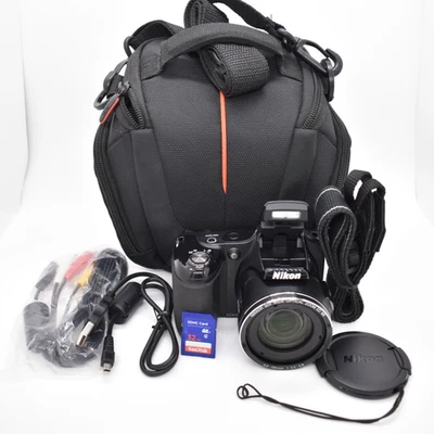 Nikon COOLPIX L820 16.0MP Digital Camera Black Bundle - Fully Tested Working - Image 1 of 4