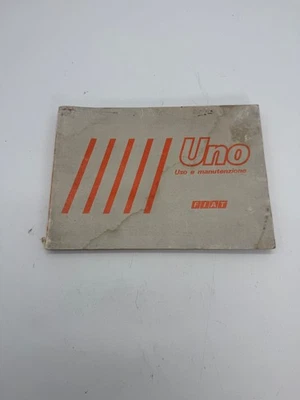 Manual De Uso Y Mantenimiento FIAT UNO 1983 Original Italiano - Imagen 1 de 4