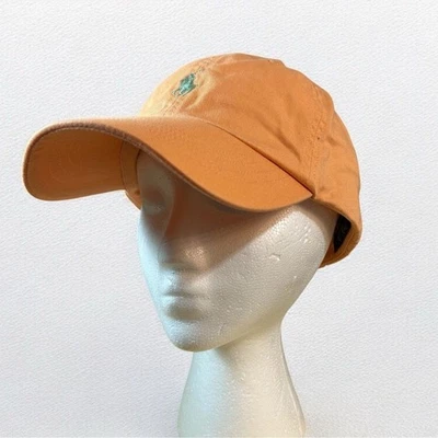 Polo Ralph Lauren The Iconic Cotton Chino Logo Ball Cap Peach OS - Image 1 of 4