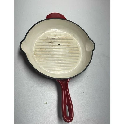 Sartén esmaltada de hierro fundido Masterclass de colección 10” color rojo raro r1 Foto 1 de 4