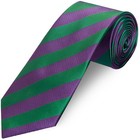 Green and Purple Striped Classic Men