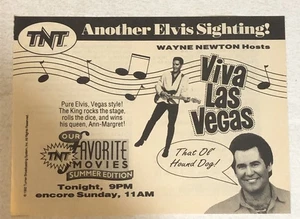 Viva Las Vegas Elvis Presley Film Vintage Print Werbung Wayne Newton Tpa14 - Bild 1 von 2