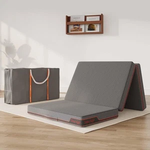 Folding Mattress Twin Size with Carry Bag, 4-Inch for Travel, Camping, Guest ... - Picture 1 of 6