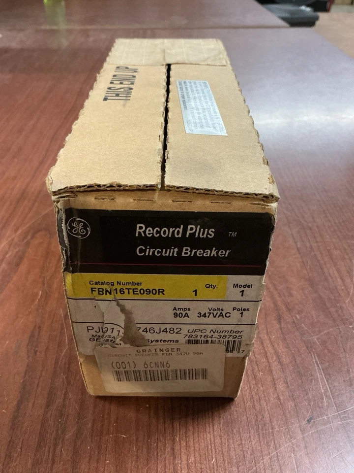 Disyuntor General Electric FBN16TE090R Record Plus (NUEVO) B262 Foto 1 de 1