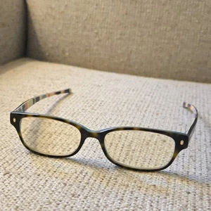 Kate Spade Eyeglasses Lucyann Womens Frames 0X77 Tortoise Aqua Stripe 49-18-135 - Picture 1 of 5