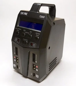 SKYRC T200 Dual AC/DC Balance Charger 12A 100W XT60 Plug for LiPo Li-ion BC436 - Picture 1 of 5