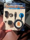 Power Up! Value+Pack Car & Wall Charger With 8ft USB To Lighting Cable