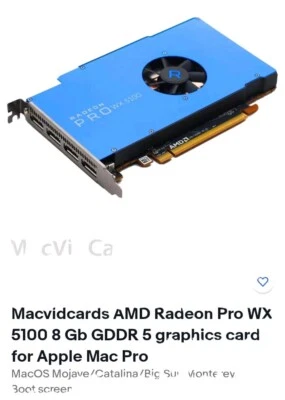AMD Radeon Pro WX 5100 scheda grafica 8gb GDDR 5 PCIe 3.0 256 bit - Immagine 1 di 2