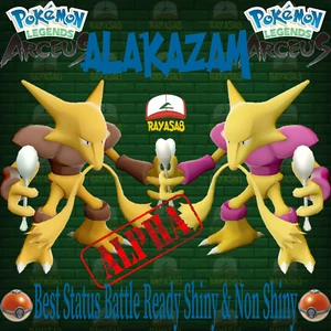 Alakazam Pokemon Legends Arceus Home Shiny 6iv Alpha Non Shiny Best Stats - Picture 1 of 4