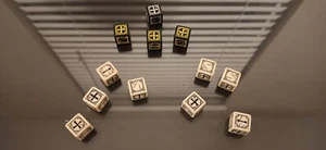 Q Workshop Ancient D6 Dice Best For Fudge & Fate Systems Discontinued Rare - Picture 1 of 1