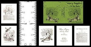 1:12 SCALE MINIATURE BOOK MARY POPPINS IN THE PARK - Picture 1 of 1