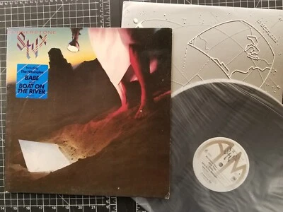 STYX Cornerstone LP 1979 HOLLAND PRESS w/ HYPE & INNER Vinyl GATEFOLD A&M Record - Image 1 of 4