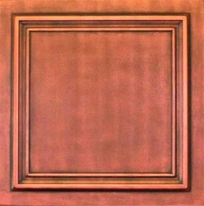 Azulejos de techo pintados aspecto estaño 20x20 espuma de poliestireno lote de 40 piezas R24 cobre antiguo - Imagen 1 de 2