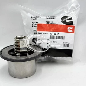 NEW GENUINE OEM 4318947 Thermostat 180 For Cummins ISX Genuine Cummins - Picture 1 of 10