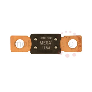 Fusible Littelfuse 175A MEGA perno 12V 24V 32V 175 amperios M8 orificios 0298175.ZXH - Imagen 1 de 1
