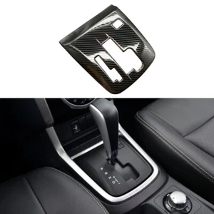 Carbon Fiber Color Control Gear Shift Frame Cover For Isuzu D-MAX Mu-X 2015-2020 - Picture 1 of 8