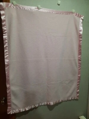 Koala Baby Crib Blanket Satin Trim Pink Plush Lovey Babies R Us 36" x 41" - Image 1 of 4
