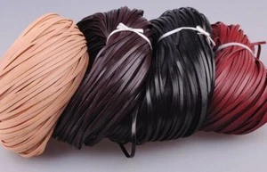 10 Yards Leather Strips Shoe Strap Boot Strings Shoelace Leathercraft Cords Rope - Picture 1 of 9