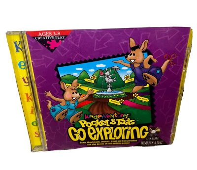 Pocket And Tails Go Exploring PC CD Rom 1995 Kids Learning Game - Image 1 of 2
