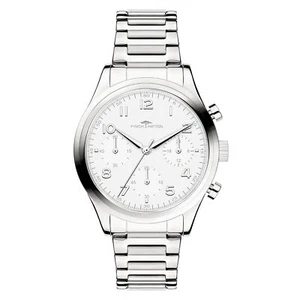 Fynch-Hatton Stainless Steel Chronograph, 36mm FHT-0009-MC Quartz Men's Watch 5ATM NEW - Picture 1 of 3