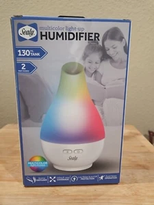 NIB SEALY HUMIDIFIER MULTICOLOR LIGHT-UP & AROMA DIFFUSER - Picture 1 of 3