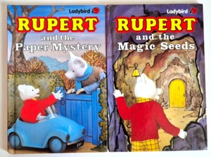 Rupert Ladybird Book Rupert And The Magic Seeds & Rupert And The Paper Mystery - Picture 1 of 9