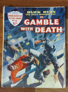 Super Detective Picture Buck Ryan Daily Mirror Tec in Gamble with Death