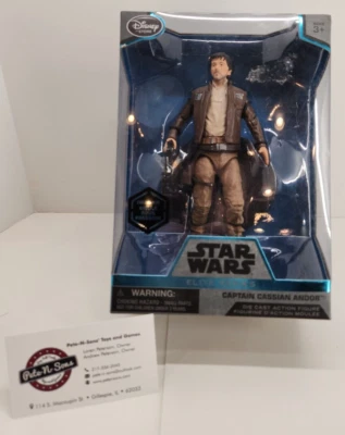 Star Wars - Figura de acción Die Cast Elite Series 6,5" - Capitán Cassian Andor Foto 1 de 4
