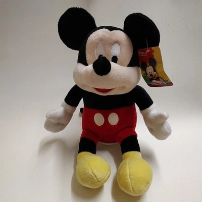 MICKEY MOUSE BANCO de felpa suave Casa Club Disney Junior NUEVO Foto 1 de 4