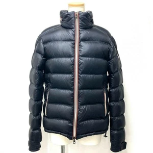 MONCLER Gaston Men’s Down Jacket Navy Nylon Size 2 90% Down 10% Feather #EI BHA - Picture 1 of 10
