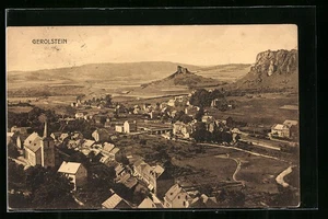 Gerolstein, Ansichtskarte, Teilansicht mit Kirche 1918 - Picture 1 of 2