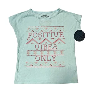 NWT Tiny Whales Positive Vibes Tee Size 4 - Picture 1 of 6