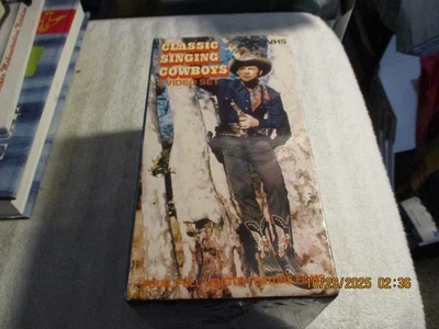 Classic Singing Cowboys VHS 4Tape Box Set, New & Sealed - Image 1 of 3