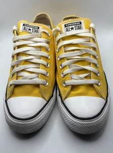 Converse Yellow All Star Unisex 130129F Low Top Sneaker Shoes Size M 9 W 11 - Picture 1 of 10