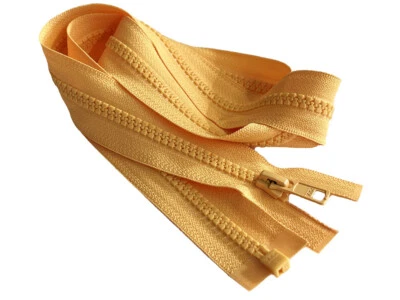 Chaqueta separadora de plástico moldeado peso medio YKK #5 VISLON 26 pulgadas cremallera 1 pieza Foto 1 de 4