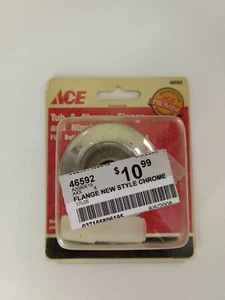ACE TUB & SHOWER FLANGE AND NIPPLE # 46592 FITS ALL STEMS WITH A PACKING NUT NEW - Picture 1 of 2