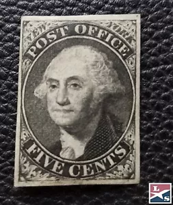 L/S  Scott US 9X1e Provisional 1845 Four Margins Unused with APEX Cert Lot 9 - Picture 1 of 6