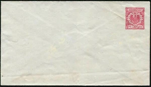 Germany Reichspost Stationery Cover 10pf Postage Coat of Arms 1889 Mint NH - Picture 1 of 1