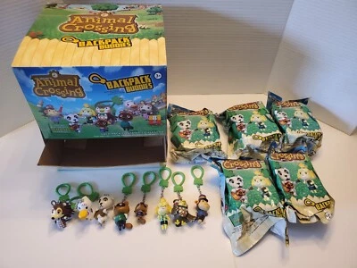 Nintendo Animal Crossing Mochila Amigos Set De 8 + 5 Paquetes Sin Abrir + Expositor  Foto 1 de 3