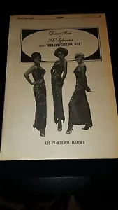 Diana Ross & The Supremes Hollywood Palace TV Show Rare Promo Poster Ad Framed! - Picture 1 of 1