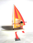 PLAYMOBIL Surfbrett 3584 (gelb-rot) (Segel geklebt)
